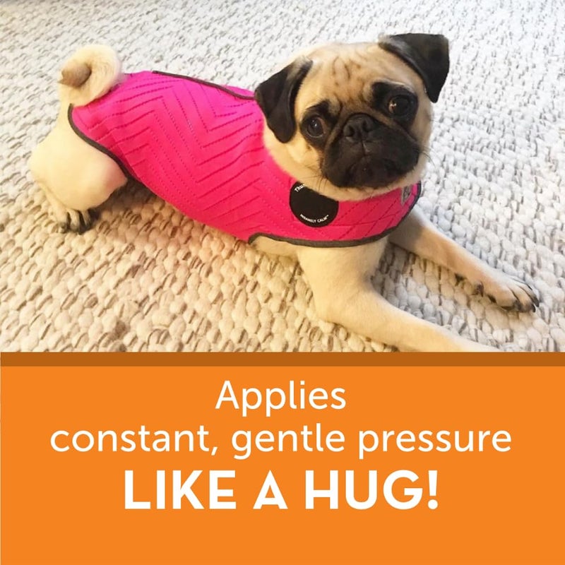 ThunderShirt for Dogs, Medium, Fuchsia Sport - Dog Anxiety Relief Calming Vest - Image 4